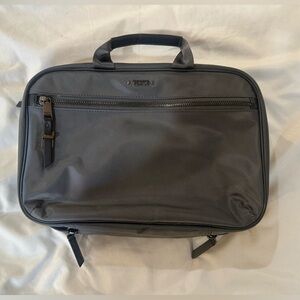 Gray Tumi Cosmetic and Toiletry case